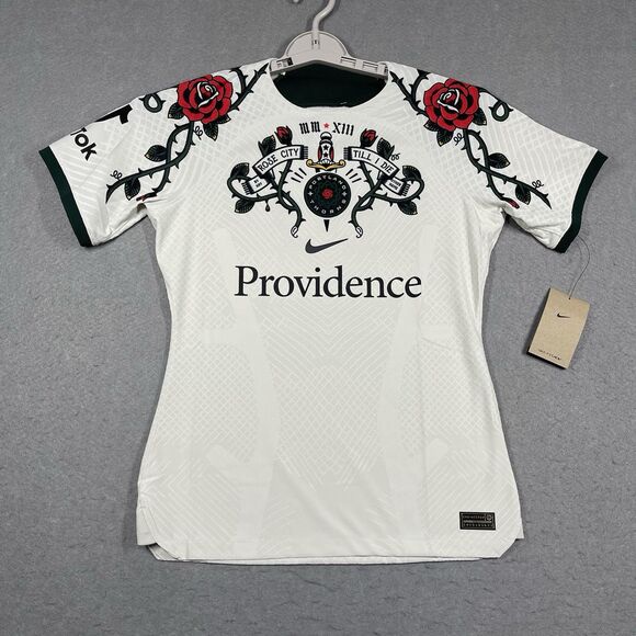 Portland Thorns Jersey Womens Medium Ivory Vaporknit Nike ADV Away Kit TikTok - Picture 1 of 9